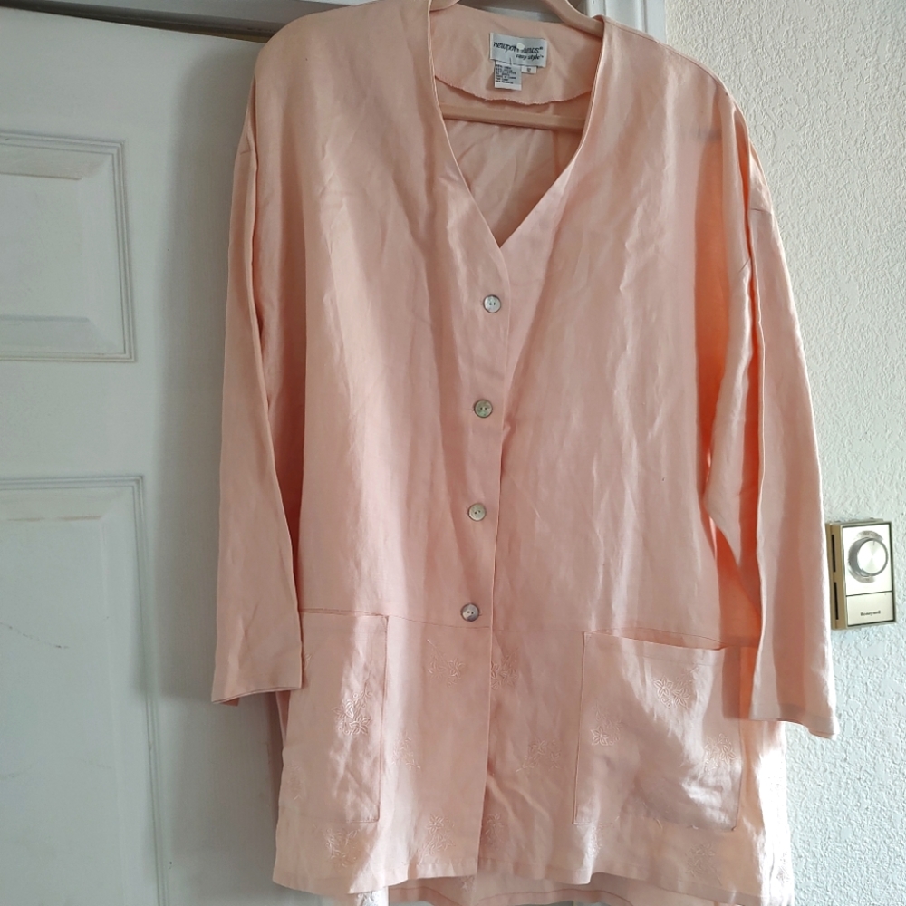 Plush pink, light wight jacket